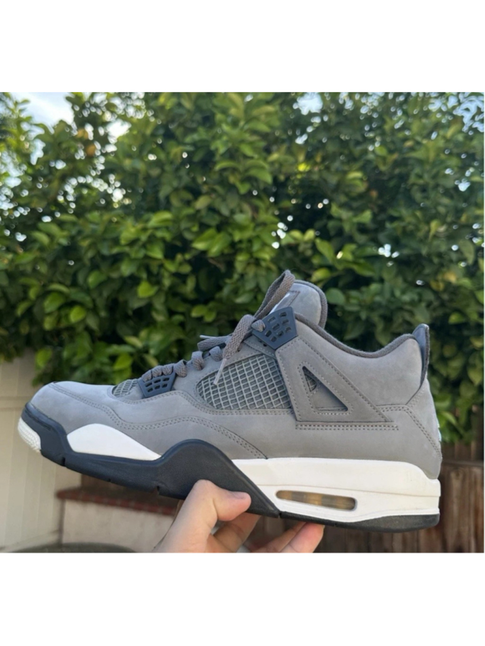 Nike Air Jordan retro 4 size 13 cool grey 308497-007
